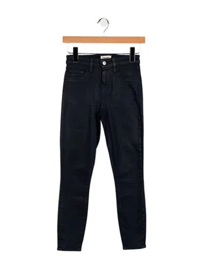 Pre-owned L'agence Mid-rise Skinny Leg Jeans In Blue