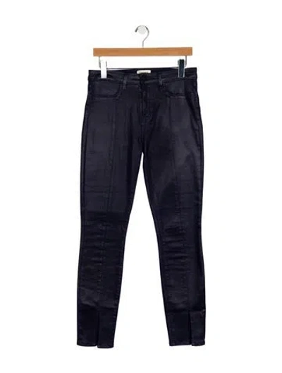 Pre-owned L'agence Mid-rise Skinny Leg Jeans In Blue
