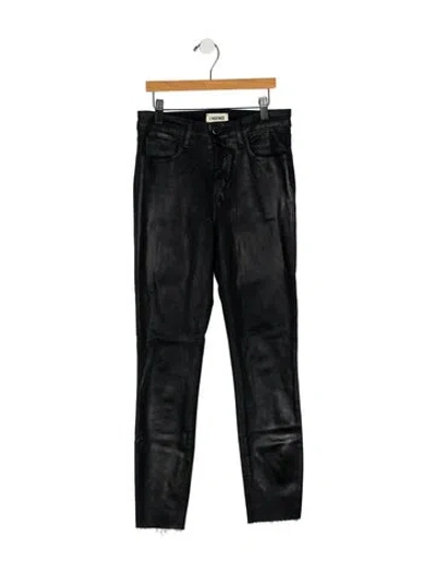 Pre-owned L'agence Mid-rise Skinny Leg Jeans In Blue