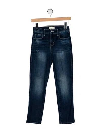 Pre-owned L'agence Mid-rise Skinny Leg Jeans In Blue