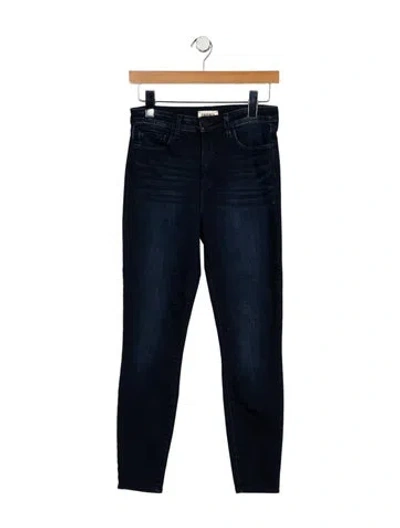 Pre-owned L'agence Mid-rise Skinny Leg Jeans In Blue