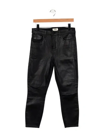 Pre-owned L'agence Mid-rise Skinny Leg Jeans In Blue