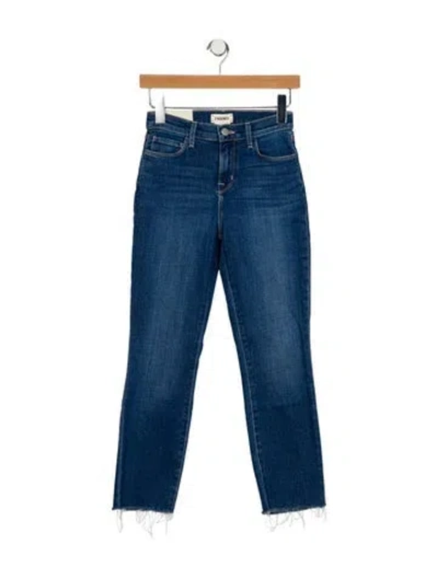 Pre-owned L'agence Mid-rise Skinny Leg Jeans In Blue