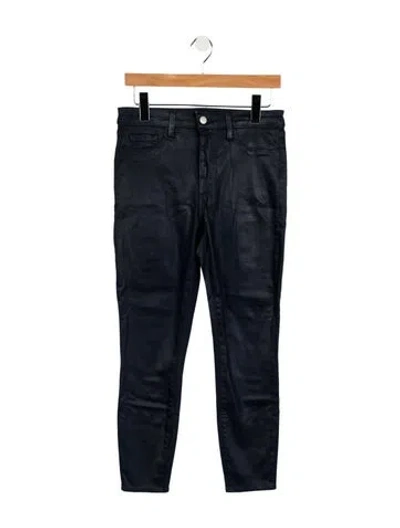 Pre-owned L'agence Mid-rise Skinny Leg Jeans In Blue