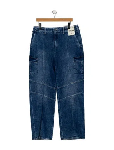 Pre-owned L'agence Mid-rise Skinny Leg Jeans In Blue