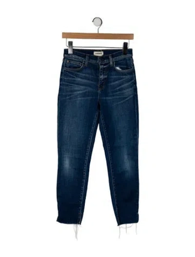 Pre-owned L'agence Mid-rise Skinny Leg Jeans In Blue