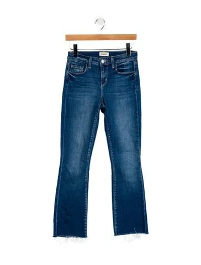 Pre-owned L'agence Mid-rise Skinny Leg Jeans In Blue