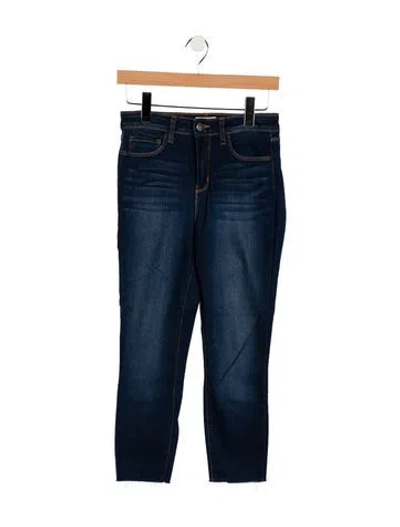 Pre-owned L'agence Mid-rise Skinny Leg Jeans In Blue