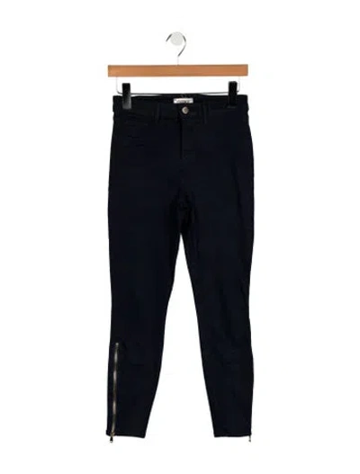 Pre-owned L'agence Mid-rise Skinny Leg Jeans In Blue