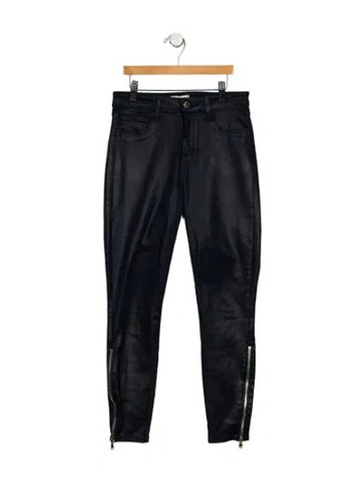 Pre-owned L'agence Mid-rise Skinny Leg Jeans In Blue