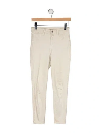 Pre-owned L'agence Mid-rise Skinny Leg Jeans In Multi