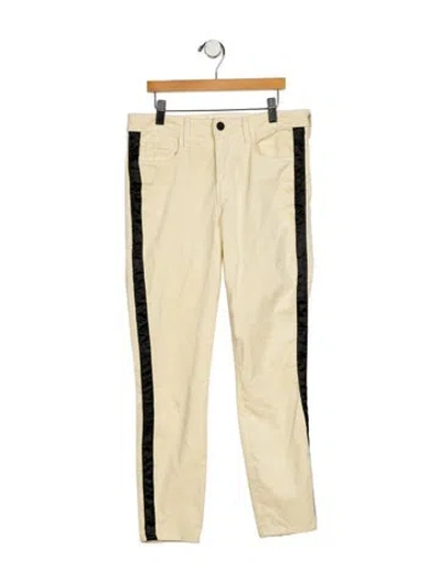 Pre-owned L'agence Mid-rise Skinny Leg Jeans In Neutral