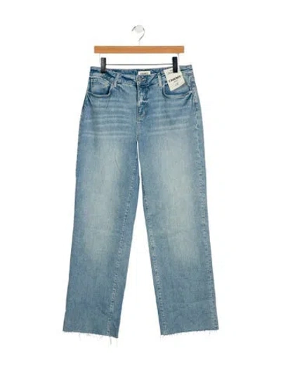 Pre-owned L'agence Mid-rise Straight Leg Jeans W/ Tags In Blue