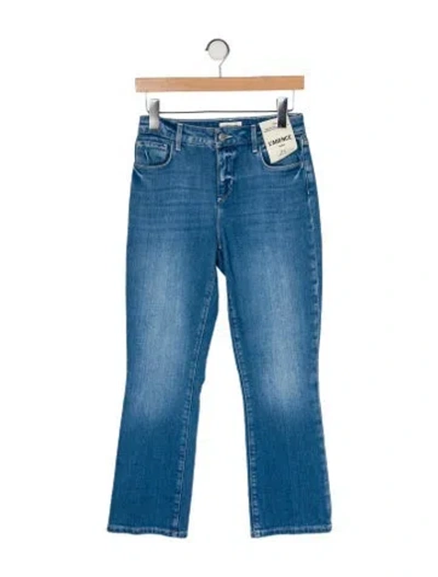 Pre-owned L'agence Mid-rise Straight Leg Jeans W/ Tags In Blue