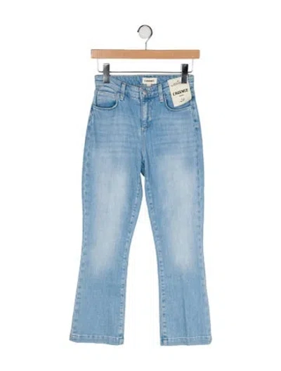 Pre-owned L'agence Mid-rise Straight Leg Jeans W/ Tags In Blue