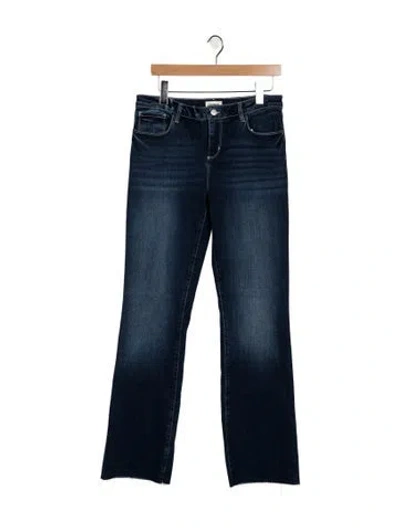 Pre-owned L'agence Mid-rise Straight Leg Jeans W/ Tags In Blue