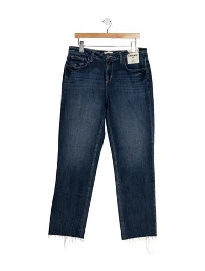 Pre-owned L'agence Mid-rise Straight Leg Jeans W/ Tags In Blue