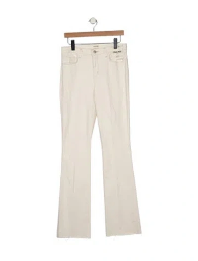 Pre-owned L'agence Mid-rise Straight Leg Jeans W/ Tags In Neutral