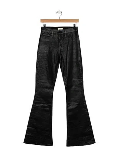 Pre-owned L'agence Mid-rise Wide Leg Jeans W/ Tags In Black