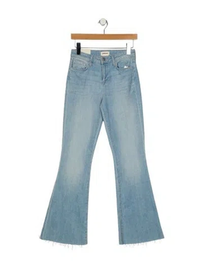 Pre-owned L'agence Mid-rise Wide Leg Jeans W/ Tags In Blue