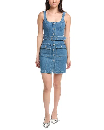 L'agence Midy Button Front Tank Dress In Tipt-tipton