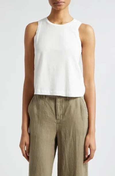L'agence Mikaela Organic Cotton Tank In White