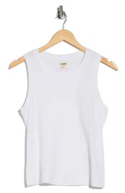 L'agence Mikaela Organic Cotton Tank In White