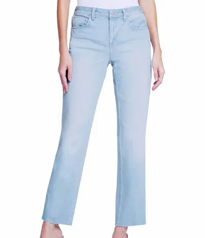 L'agence Milana Low Rise Jeans In Panama, Faded Blue In Multi