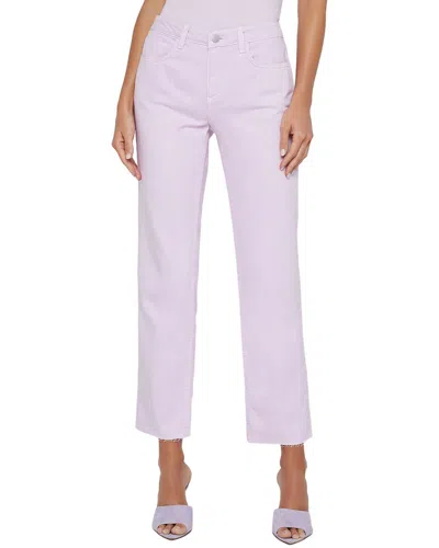 L'agence Milana Low-rise Stovepipe Jean In Purple