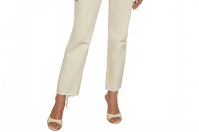 L'agence Milana Low-rise Stovepipe Jean In French Vanilla Cream In Neutral