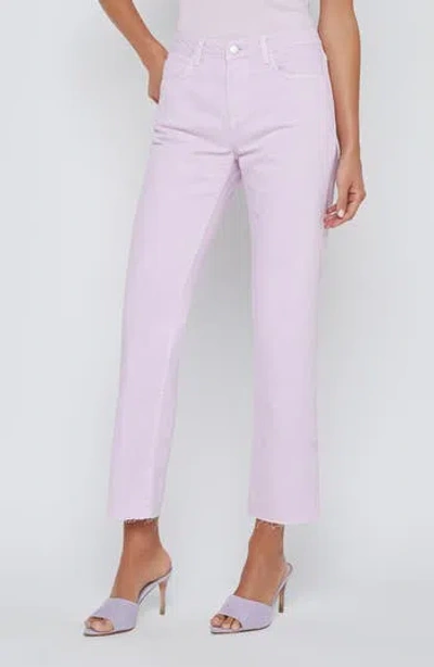 L'agence Milana Stovepipe Ankle Straight Leg Jeans In Pink