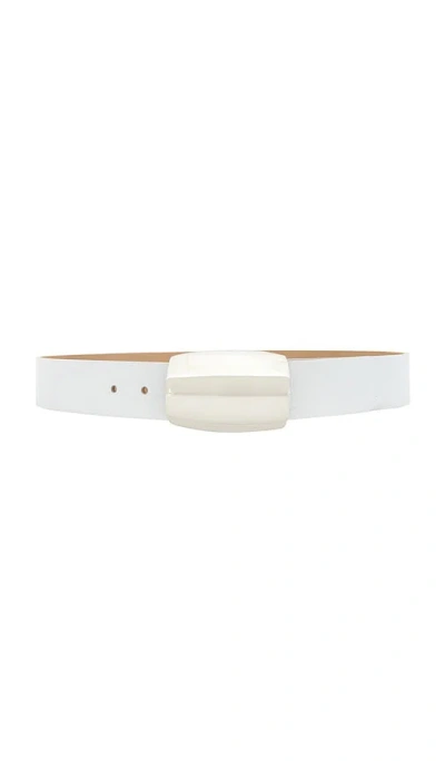 L'agence Milou Domed Belt In White