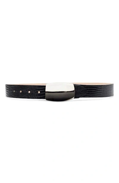 L'agence Milou Domed Belt In Black