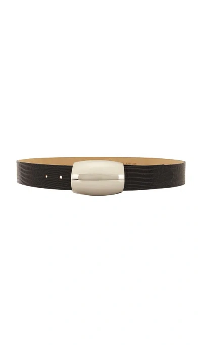 L'agence Milou Domed Belt In Black