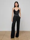 L'agence Minerva Cummerbund Trouser In Black