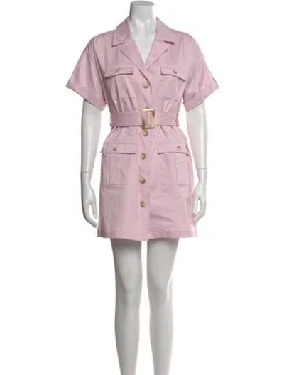 Pre-owned L'agence Mini Dress In Pink