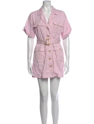 Pre-owned L'agence Mini Dress In Pink