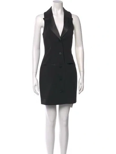 Pre-owned L'agence Mini Dress W/ Tags In Black