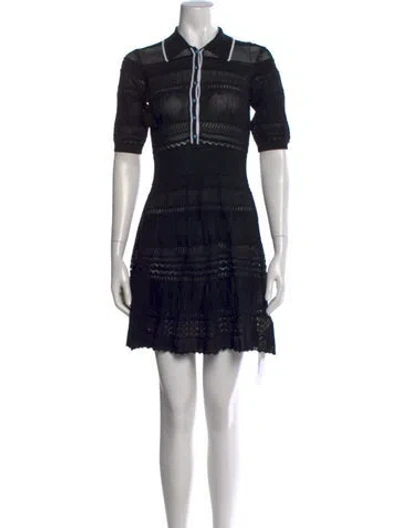 Pre-owned L'agence Mini Dress W/ Tags In Black
