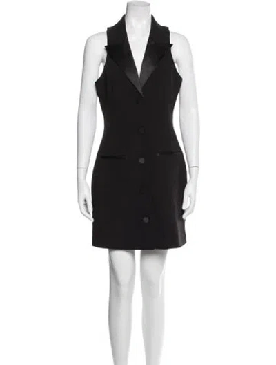 Pre-owned L'agence Mini Dress W/ Tags In Black