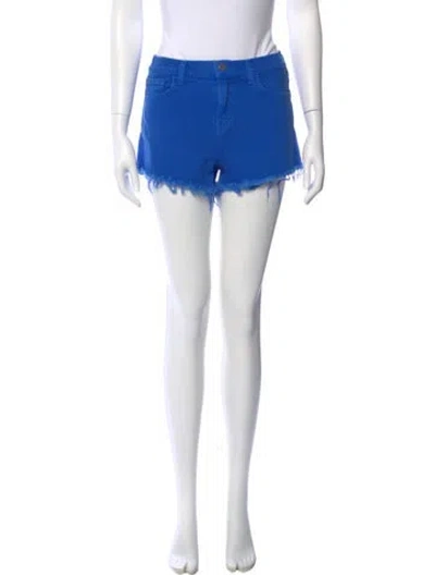 Pre-owned L'agence Mini Shorts In Blue
