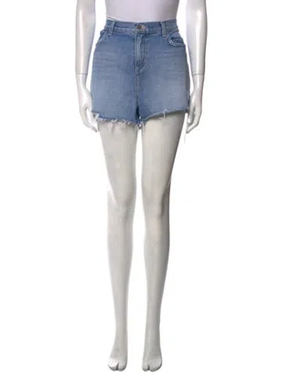 Pre-owned L'agence Mini Shorts In Blue