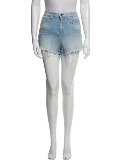 Pre-owned L'agence Mini Shorts In Blue