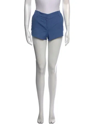 Pre-owned L'agence Mini Shorts In Blue