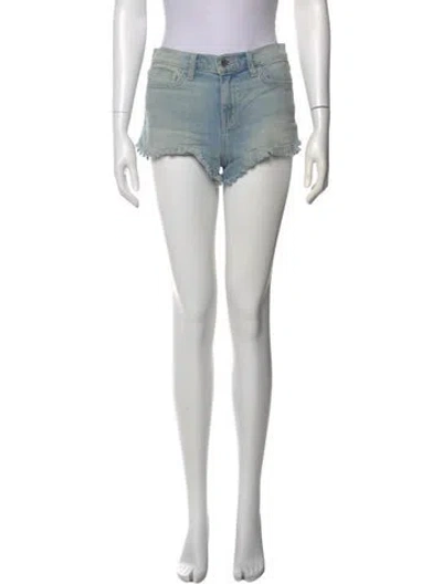 Pre-owned L'agence Mini Shorts In Blue