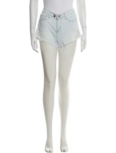 Pre-owned L'agence Mini Shorts In Blue