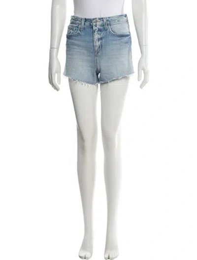 Pre-owned L'agence Mini Shorts In Blue