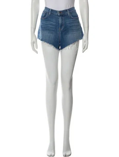 Pre-owned L'agence Mini Shorts In Blue