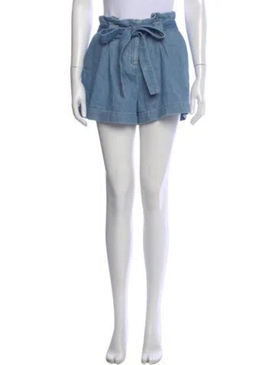 Pre-owned L'agence Mini Shorts In Blue