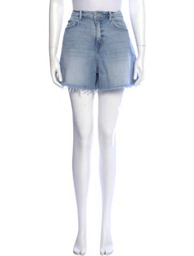 Pre-owned L'agence Mini Shorts In Blue